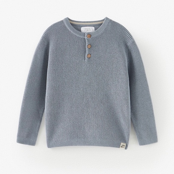 Zara Other - Zara Boys Gray #Knit Top